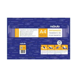   Tankönyvborító, A4, 10ív/csomag, öntapadós, sima, Nebulo