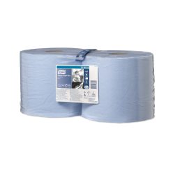   Ipari törlő 2 rétegű tekercses nagyteljesítményű kombi 255 m/tek 2 tek/karton W1/W2 Advanced Tork_130052 kék