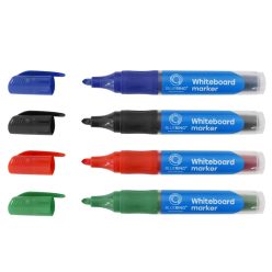   Táblamarker 3mm, kerek, cserélhető betétes, Bluering fekete