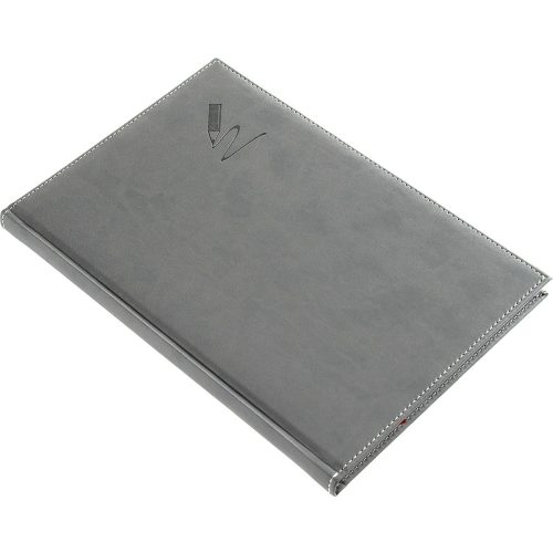 Határidőnapló Bolero B/5 napló, krémszínű lapokkal szürke Realsystem