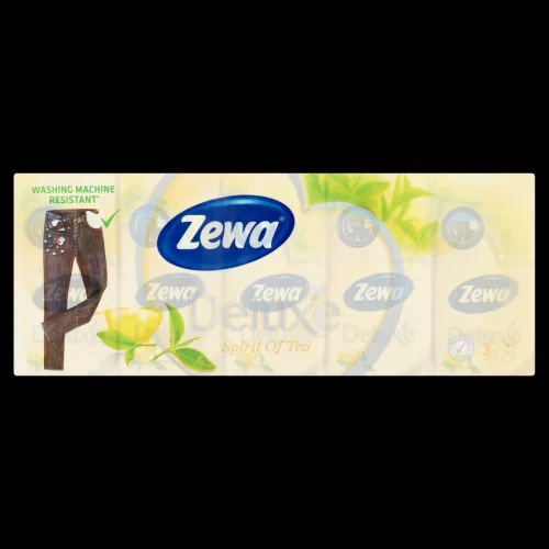 Papírzsebkendő 3 rétegű 10 x 10 db/csomag Zewa Deluxe Spirit of Tea