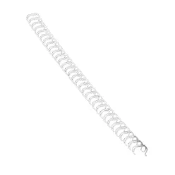   Fém spirál 3:1, 12mm, 81-100lap, Fellowes® 100 db/doboz, fehér