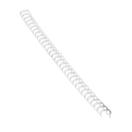 Fém spirál 3:1, 12mm, 81-100lap, Fellowes® 100 db/doboz, fehér