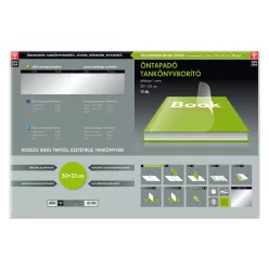   Tankönyvborító öntapadó, 50x33cm, 10 ív/csomag, Ars Una, víztiszta