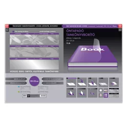   Tankönyvborító öntapadó, 50x33cm, 10 ív/csomag, Ars Una, virágmintás