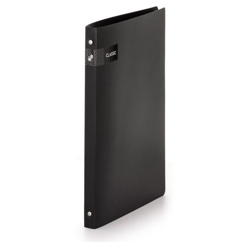 Gyűrűskönyv A4, 4 gyűrűs 2cm gerinc PP, Karton P+P Opaline fekete