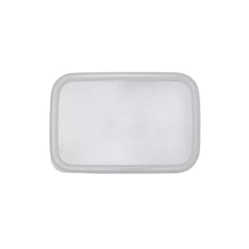 Elviteles doboz tető szögletes 500-750 ml svédtálhoz PP 100 db/csomag, natúr