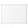 Fehértábla kétoldalas mágneses 85,5x107 cm Bluering®