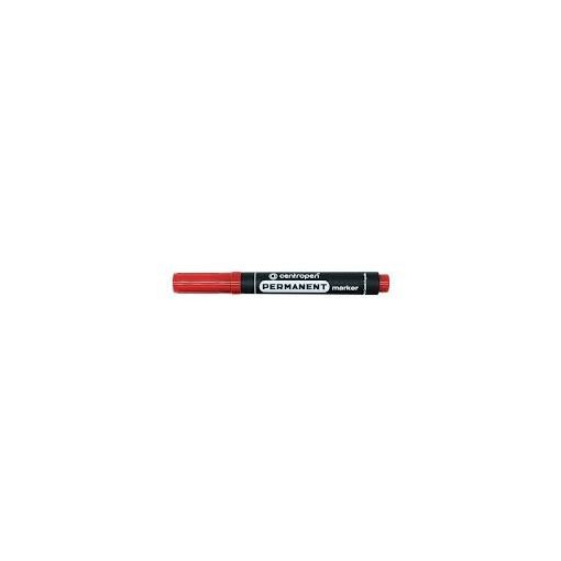 Permanent marker CENTROPEN 8566 kerek végű, 2,5mm, piros