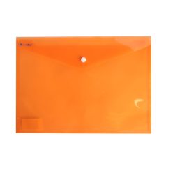   Irattartó tasak A4, PP patentos Bluering® transzparens narancs