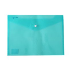   Irattartó tasak A4, PP patentos Bluering® transzparens zöld