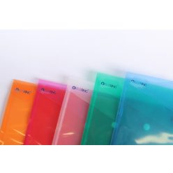   Irattartó tasak A5, PP patentos Bluering® transzparens narancs