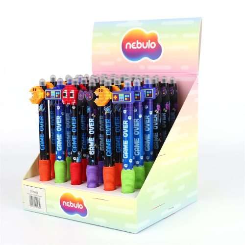 Zseléstoll radírozható, pixel gamer, 36 db/display Nebulo