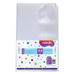Füzetborító A4, bújtatós, PVC, 10 db/csomag, Nebulo