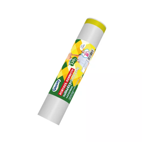 Szemeteszsák zárószalagos 120 liter 60 x 100 cm 10 db/tekercs Glossy átlásztó
