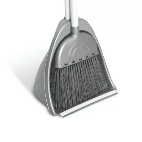 Szemetes lapát műanyag álló + partvis UP752