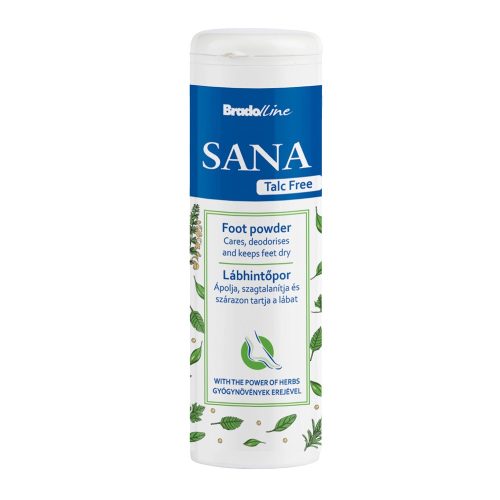 Lábhintőpor 100 g talkum mentes SANA