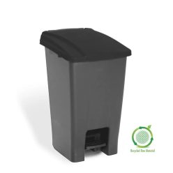   Szemeteskuka pedálos műanyag 70 literes antracit/fekete UP228-216