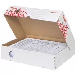   Archiváló doboz 80mm, felfelé nyíló tetővel Esselte 623910 Speedbox fehér