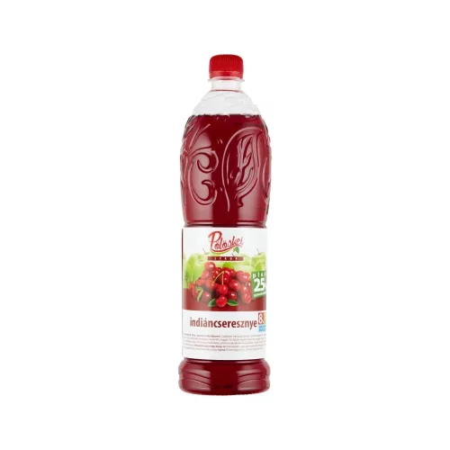 Gyümölcsszörp 1l, indiáncseresznye Pölöskei