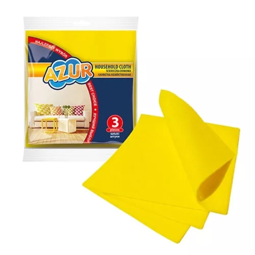 Törlőkendő általános 3 db/csomag Azur York_020120