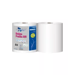   Ipari törlőpapír 2 rétegű tekercses átmérő: 26 cm 800 lap/tek 2 tekercs/zsugor Bobina Pratika 800 Paperdi