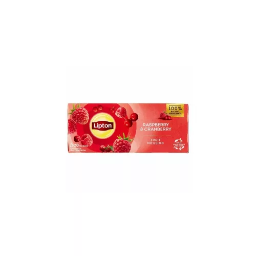 Gyümölcstea 20x1,6 g Lipton málna-áfonya