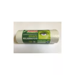   Szemeteszsák újrahasznosított 135 liter 70 x 110 cm 25 mikron 10 db/tekercs Mazzini_átlátszó