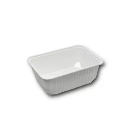   Elviteles doboz alj szögletes 1000 ml PP 50 db/csomag fehér