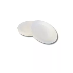   Tányér D 19,7 cm komposztálható cukornád 125 db/csomag, natúr