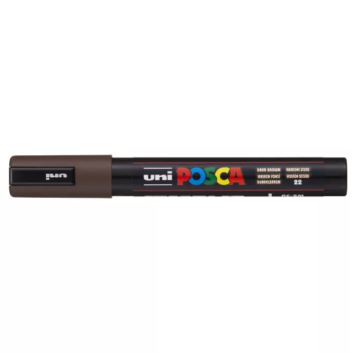 Dekormarker 1,8-2,5mm, Uni Posca PC-5M sötétbarna