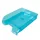 Irattálca műanyag 550 extra széles 345x270x67mm, Bluering®, áttetsző kék