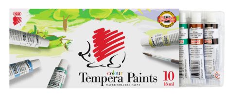 Tempera színes 10x16ml, Süni Ico 10 klf. szín