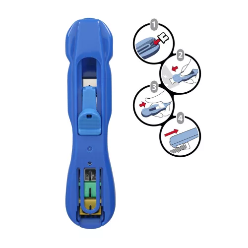 Iratcsíptető fűzőgép + kapocs Ico Magic clipper