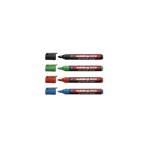 Alkoholos marker 1,5-3mm, kerek Edding 300, 4 klf.szín