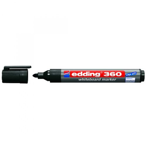 Táblamarker 1,5-3mm, kerek Edding 360 fekete