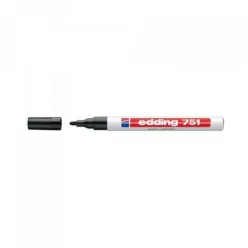 Lakkmarker 1-2mm, kerek Edding 751 fekete