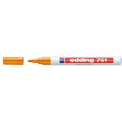 Lakkmarker 1-2mm, kerek Edding 751 narancs