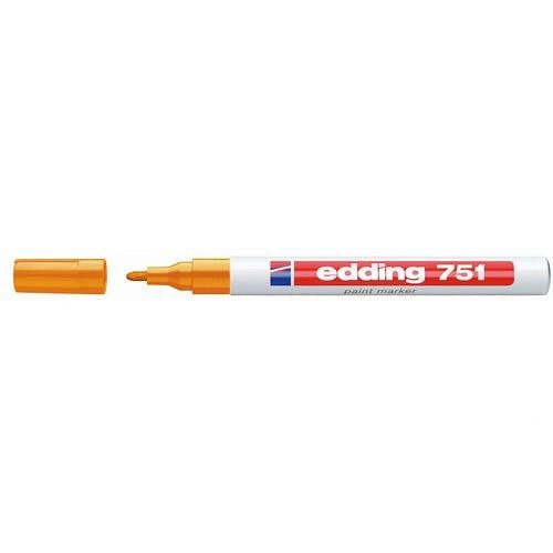 Lakkmarker 1-2mm, kerek Edding 751 narancs