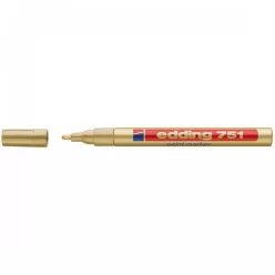 Lakkmarker 1-2mm, kerek Edding 751 arany
