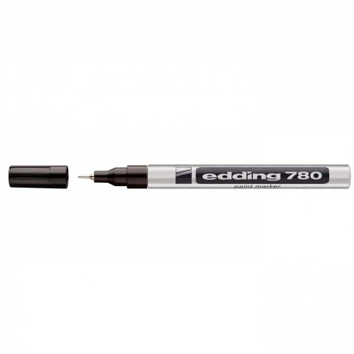 Lakkmarker 0,8mm, kerek Edding 780 ezüst