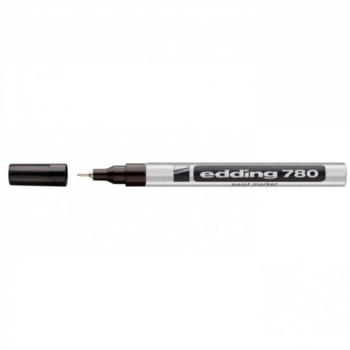 Lakkmarker 0,8mm, kerek Edding 780 ezüst