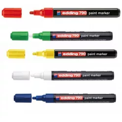 Lakkmarker 2-3mm, kerek Edding 790 fehér