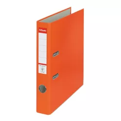   Iratrendező A4, 5cm, élvédő sínnel, 81171 Esselte Economy narancs