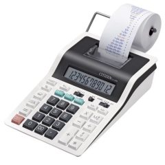  Számológép szalagos (57mm) 12 digit, 2 színű nyomtatás, elem+adapter Citizen CX-32N,
