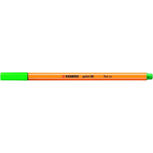 Rostirón, tűfilc 0,4mm, STABILO Point 88 zöld