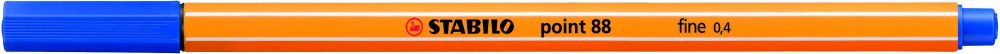 Rostirón, tűfilc 0,4mm, STABILO Point 88 kék
