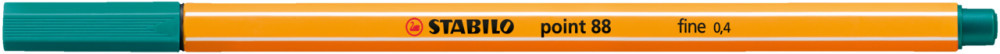 Rostirón, tűfilc 0,4mm, STABILO Point 88 türkiz