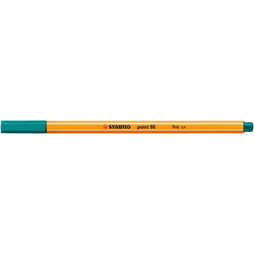 Rostirón, tűfilc 0,4mm, STABILO Point 88 türkiz
