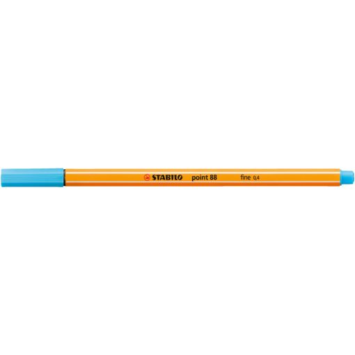 Rostirón, tűfilc 0,4mm, STABILO Point 88 azúrkék